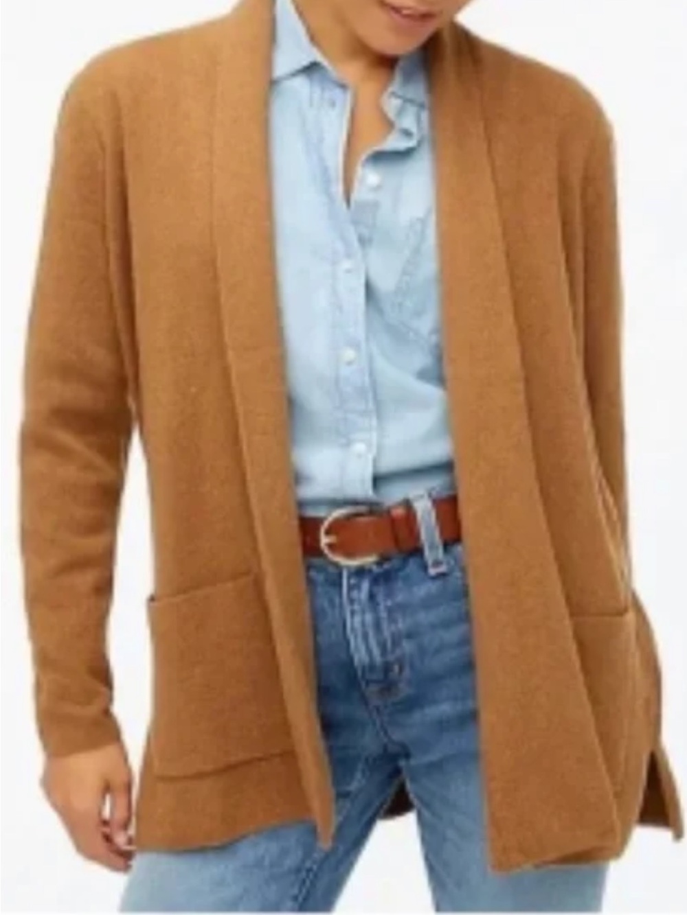 J. Crew Women's Chelsea Shawl Collar Open Cardigan